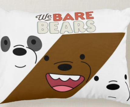 We Bare Bears Soft mini pillows 8x11 inches