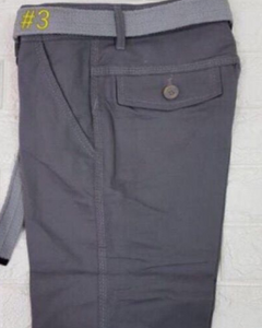 Cargo shorts 4 parcket with belt #1939 size :28 to 38